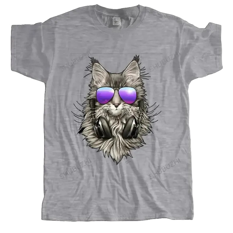 Camisa de moda Maine Coon