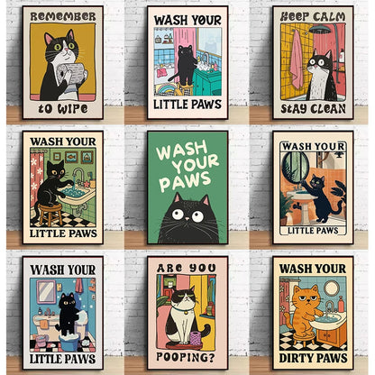 Cat Theme Decor Wall Art