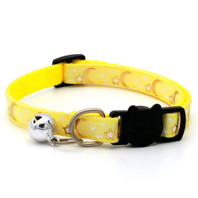 Cat Collar with Reflective Safety and Bell