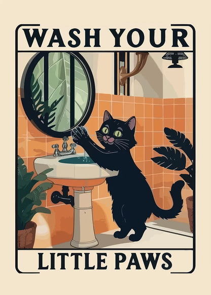 Cat Theme Decor Wall Art