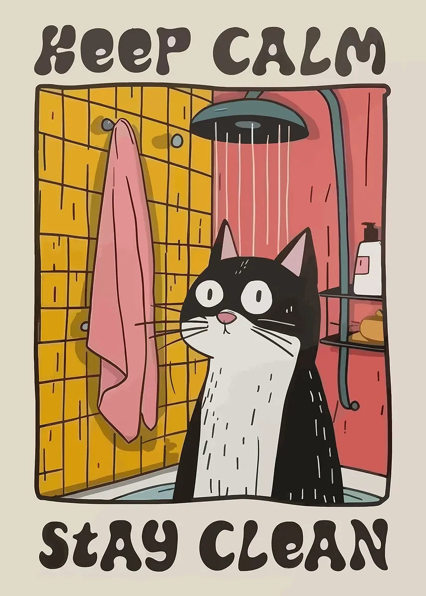 Cat Theme Decor Wall Art
