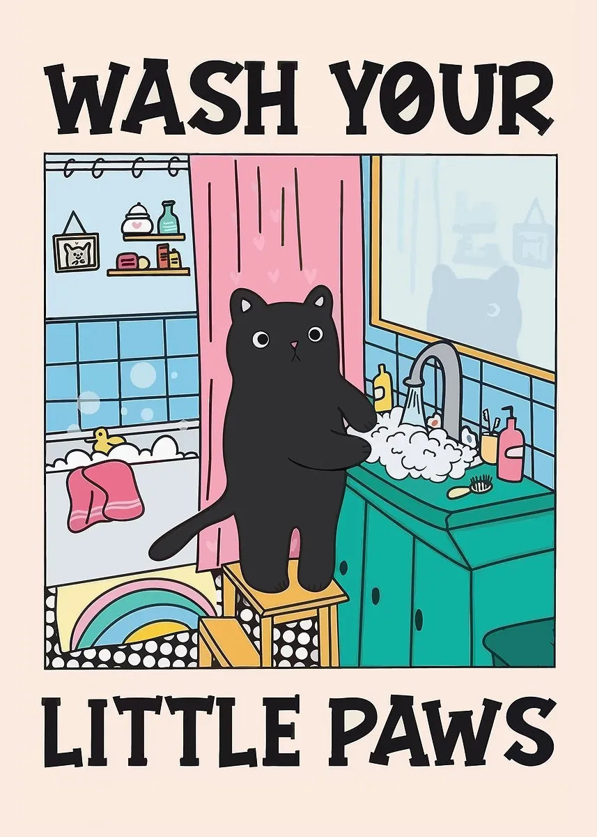 Cat Theme Decor Wall Art