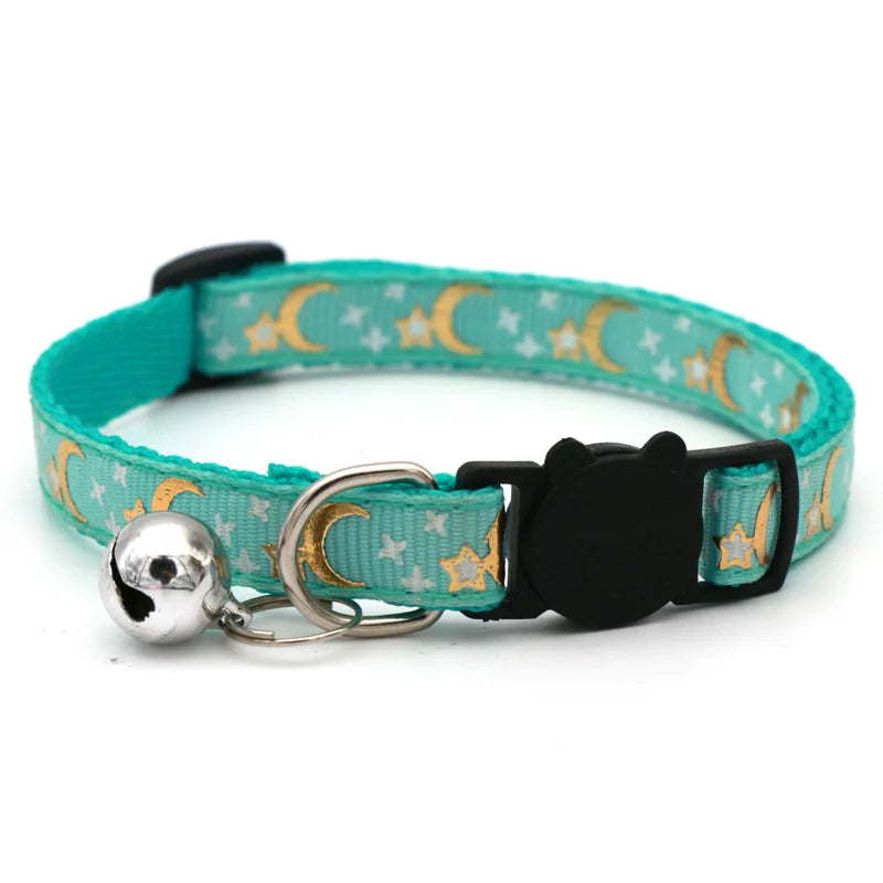 Cat Collar with Reflective Safety and Bell