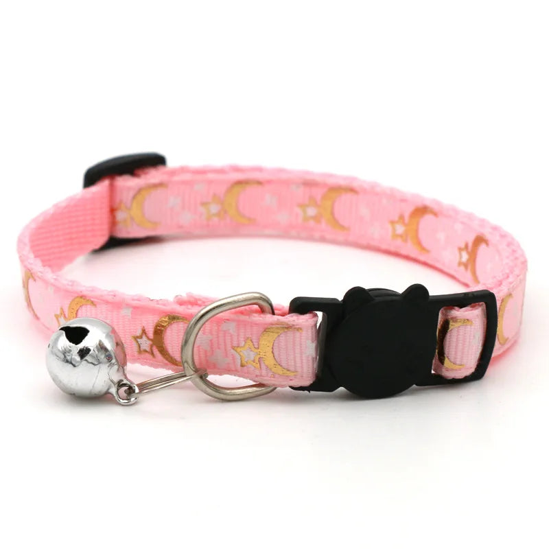 Cat Collar with Reflective Safety and Bell