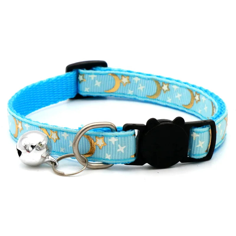 Cat Collar with Reflective Safety and Bell