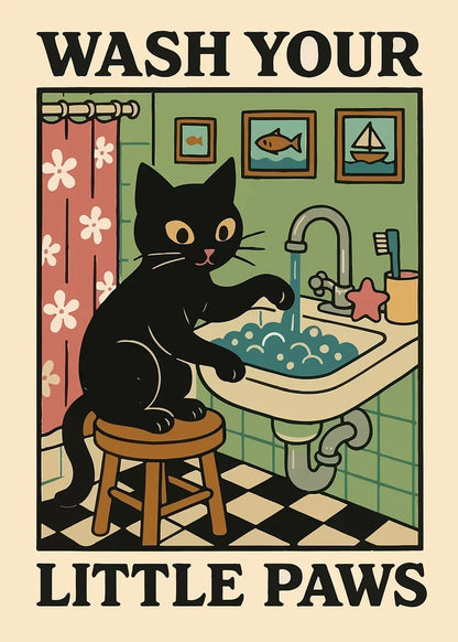 Cat Theme Decor Wall Art