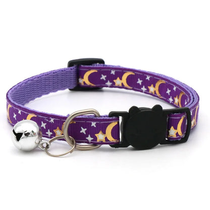 Cat Collar with Reflective Safety and Bell