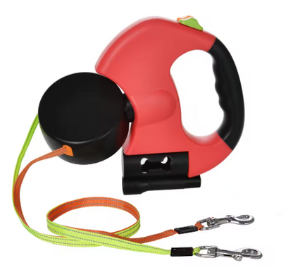 Dual Retractable Dog Leash