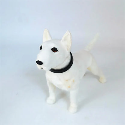 Plush Standing Bull Terrier Sculpture