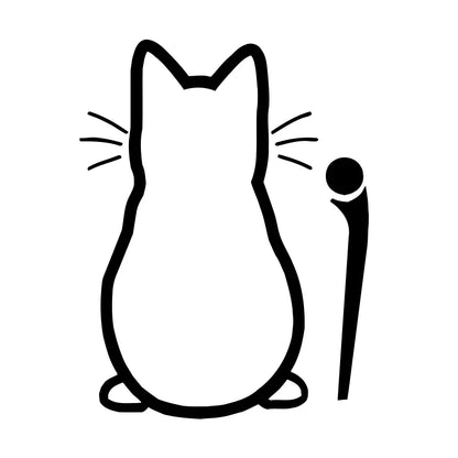 Dog & Cat Windshield Wiper Decal