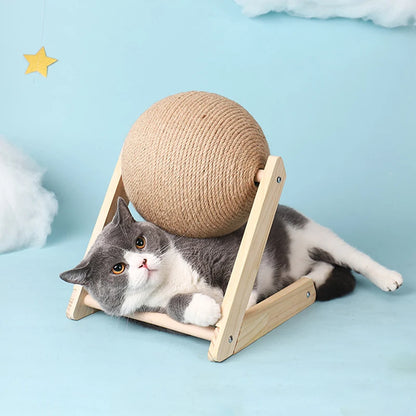 Cat Scratching Sisal Ball Toy