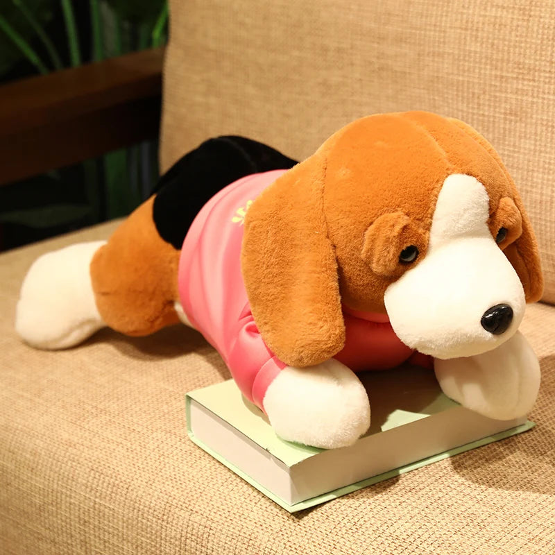 Large Realistic Beagle Plush Toy
