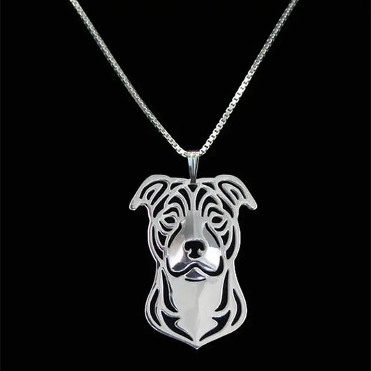 Staffordshire BullTerrier Pendant Necklace