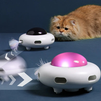 Interactive UFO Cat Toy