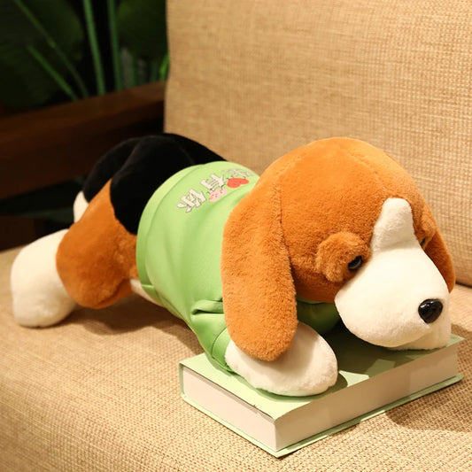 Large Realistic Beagle Plush Toy