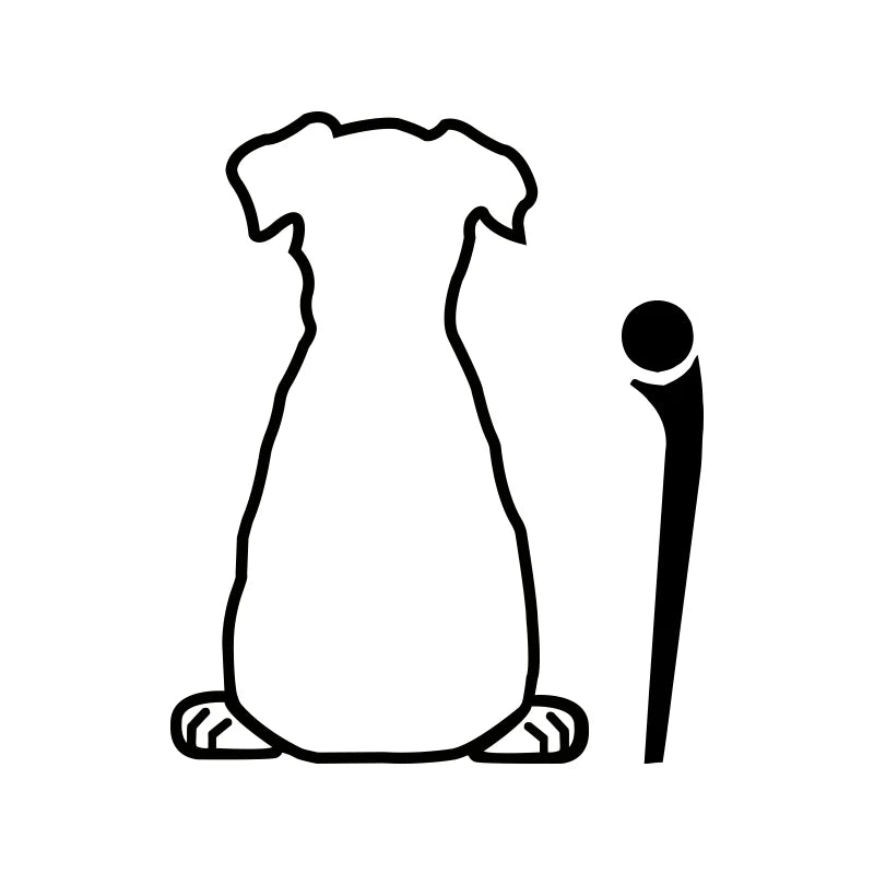 Dog & Cat Windshield Wiper Decal