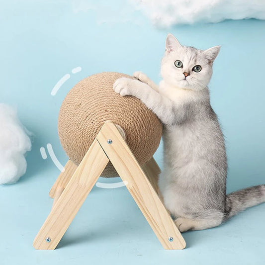 Cat Scratching Sisal Ball Toy