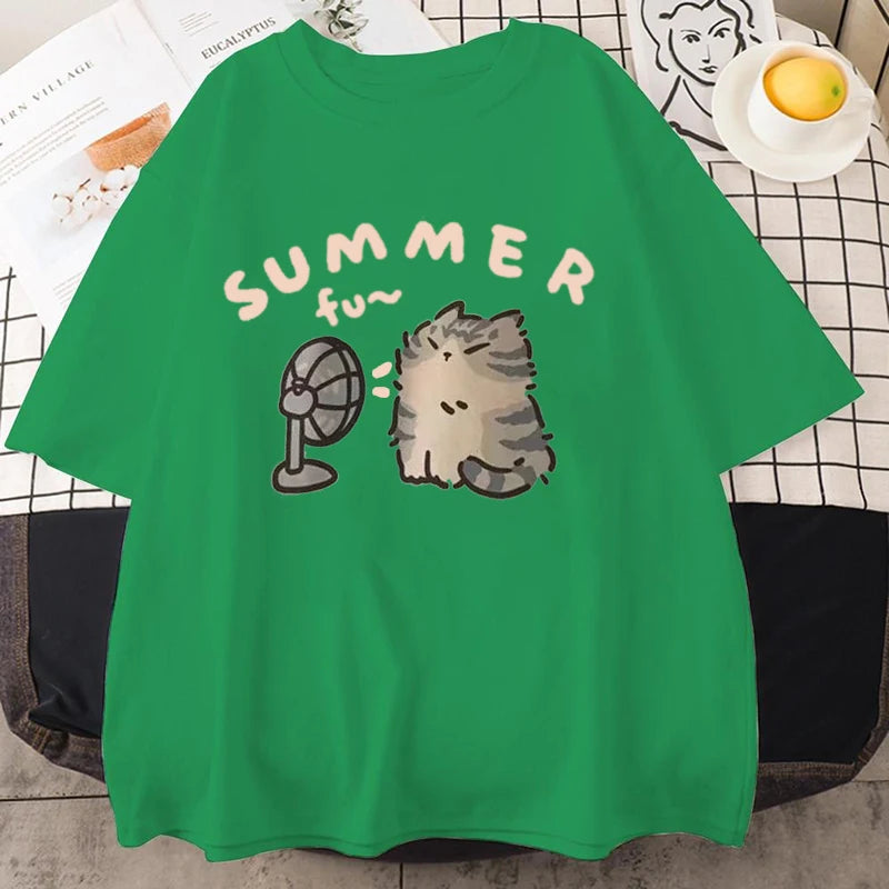 Summer Cat Mood Shirt