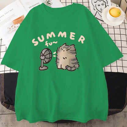 Summer Cat Mood Shirt