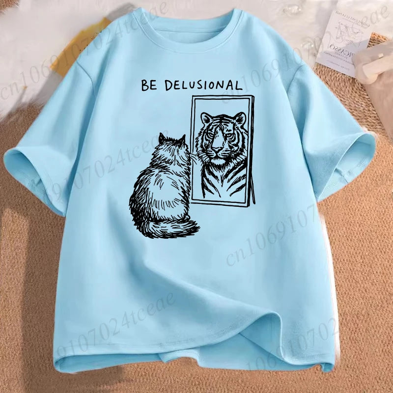 Seien Sie wahnhaftes Katzenshirt