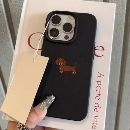 เคสโทรศัพท์สุนัขดัชชุนสไตล์มินิมอล