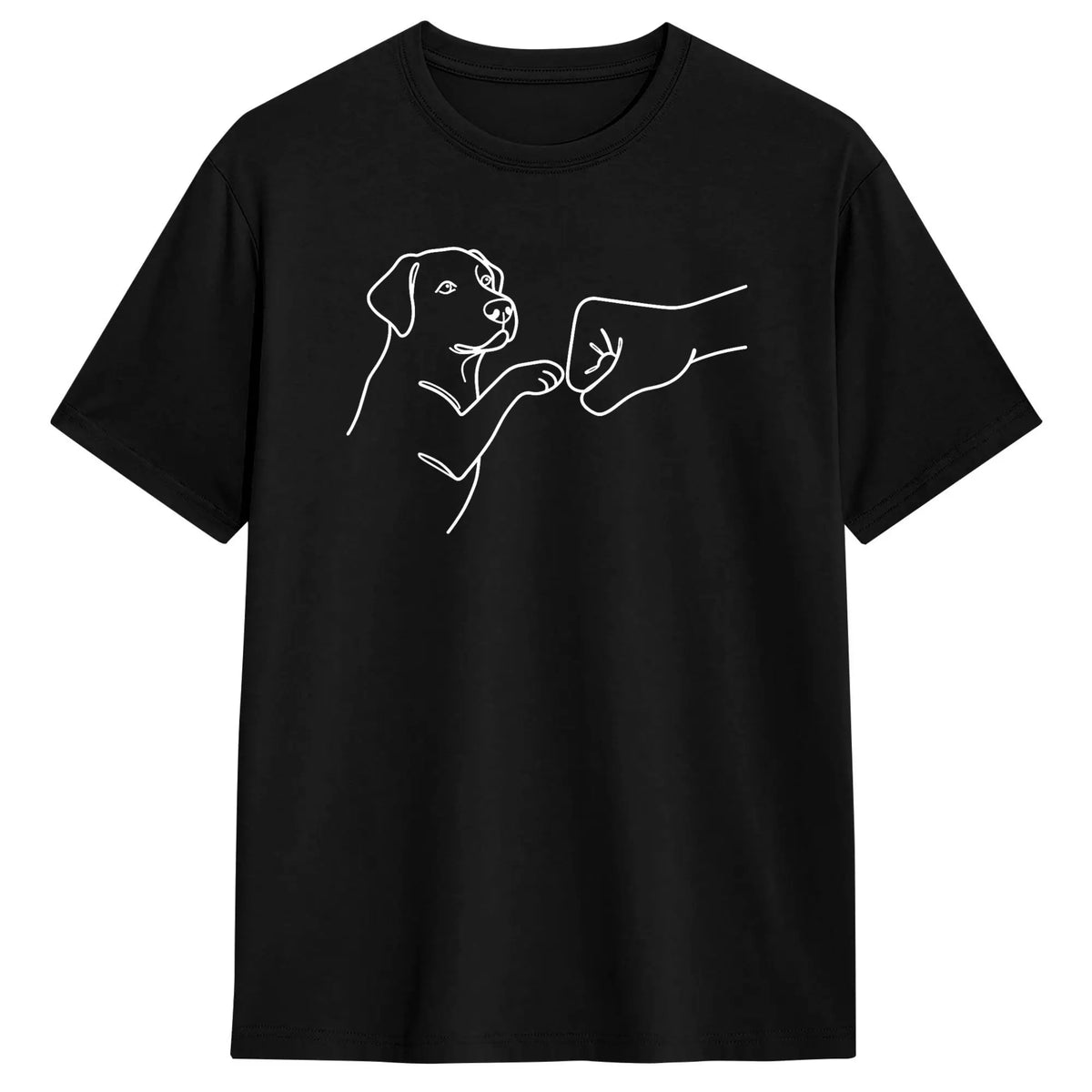 Men's Labrador Fist Bump Cotton T-Shirt