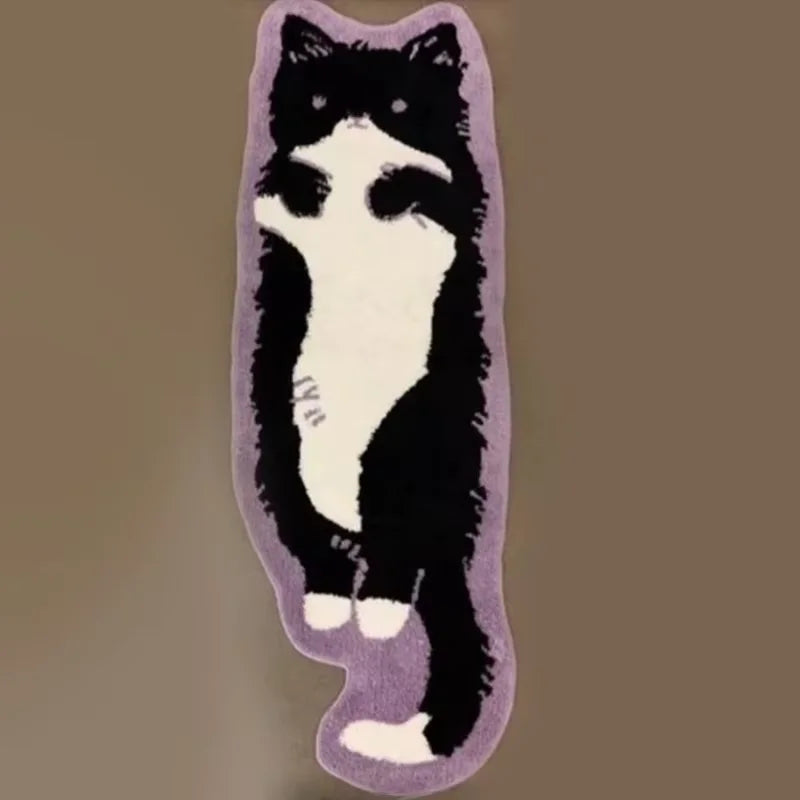 Cat Long Carpet Fluffy Bedside