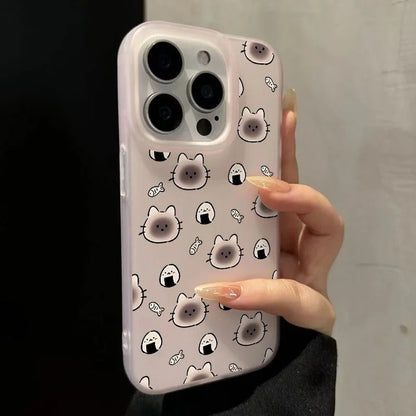 Creative Cute Siamese iPhone Case