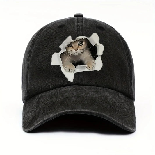 Casual Cat Cap Themed