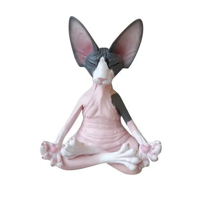 Sphynx Cat Art Sculptures Decor