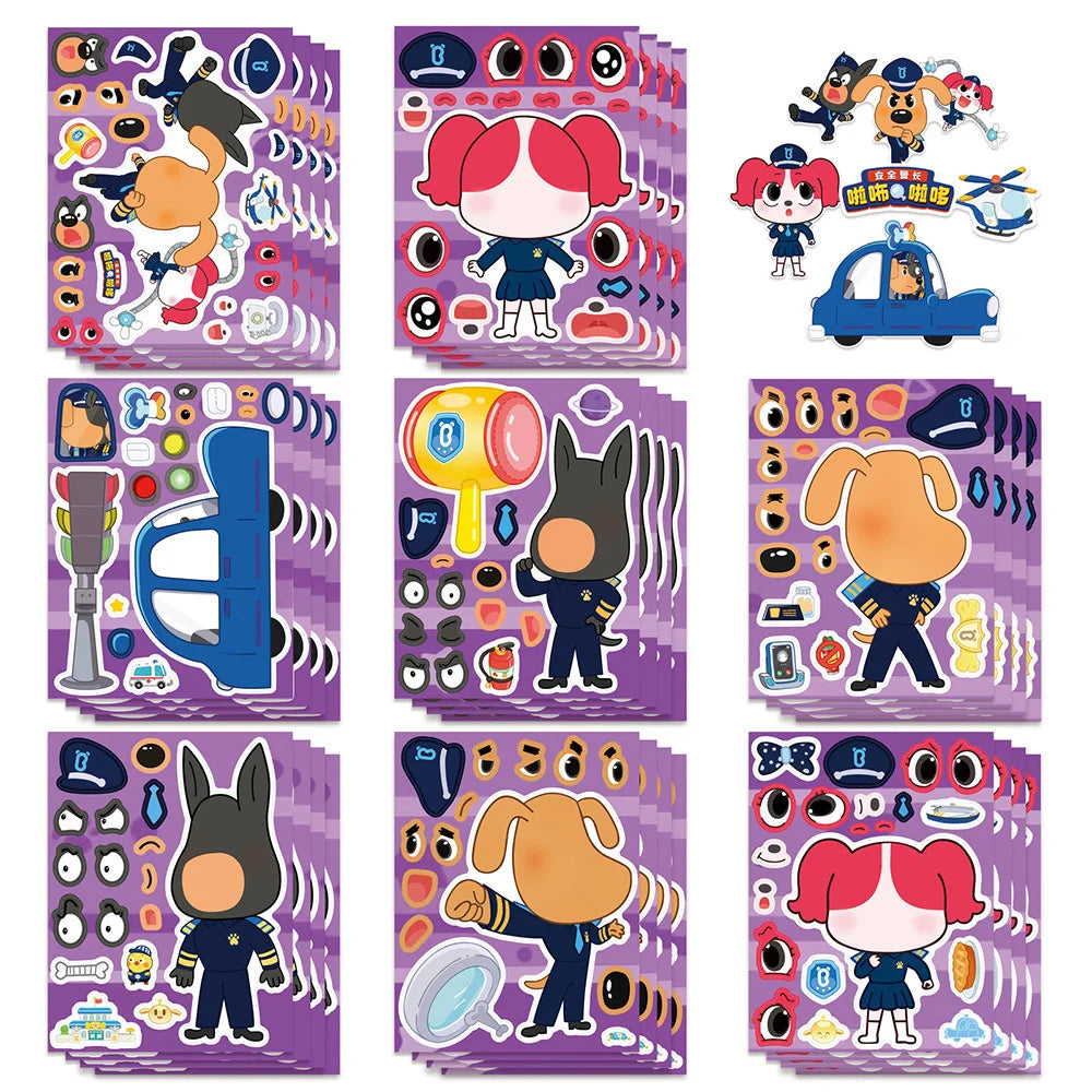 Cute Police Dog Activity Set