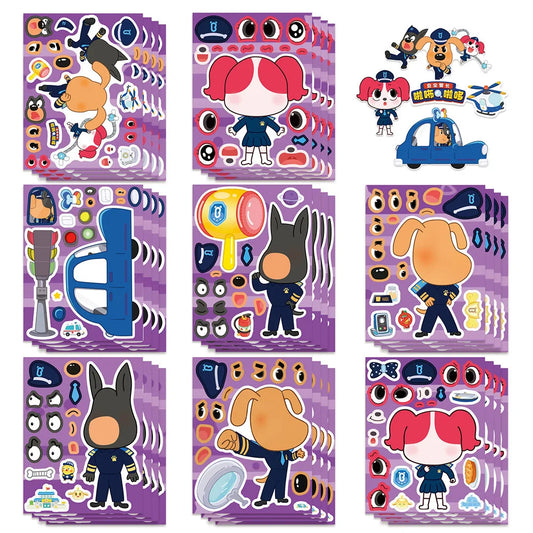 Cute Police Dog Activity Set
