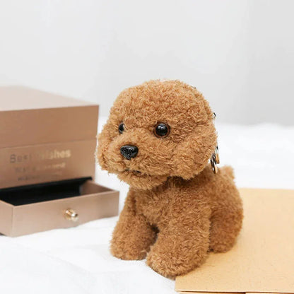Plush Teddy Puppy Key Chain