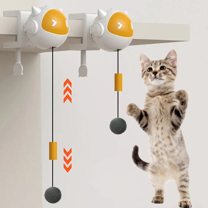 Bola de brinquedo automática para gatos interativa