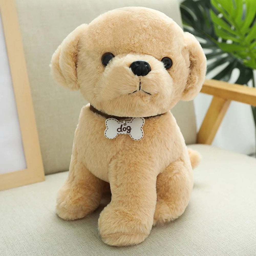 Premium Curly Brown Poodle Plush Toy