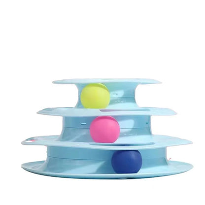 Three-Layer Cat Ball Toy
