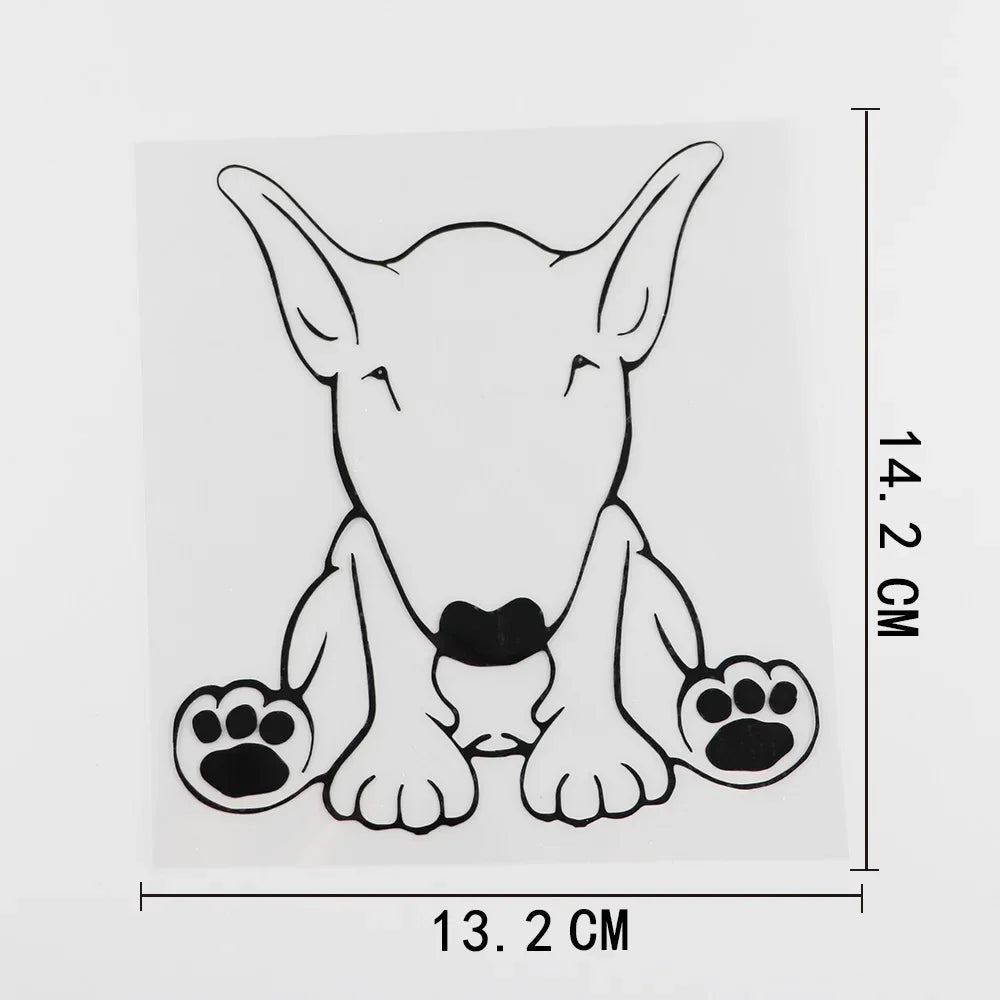 Cute Sticker Bull Terrier