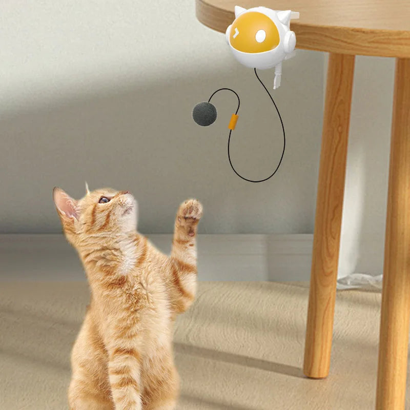Bola de brinquedo automática para gatos interativa