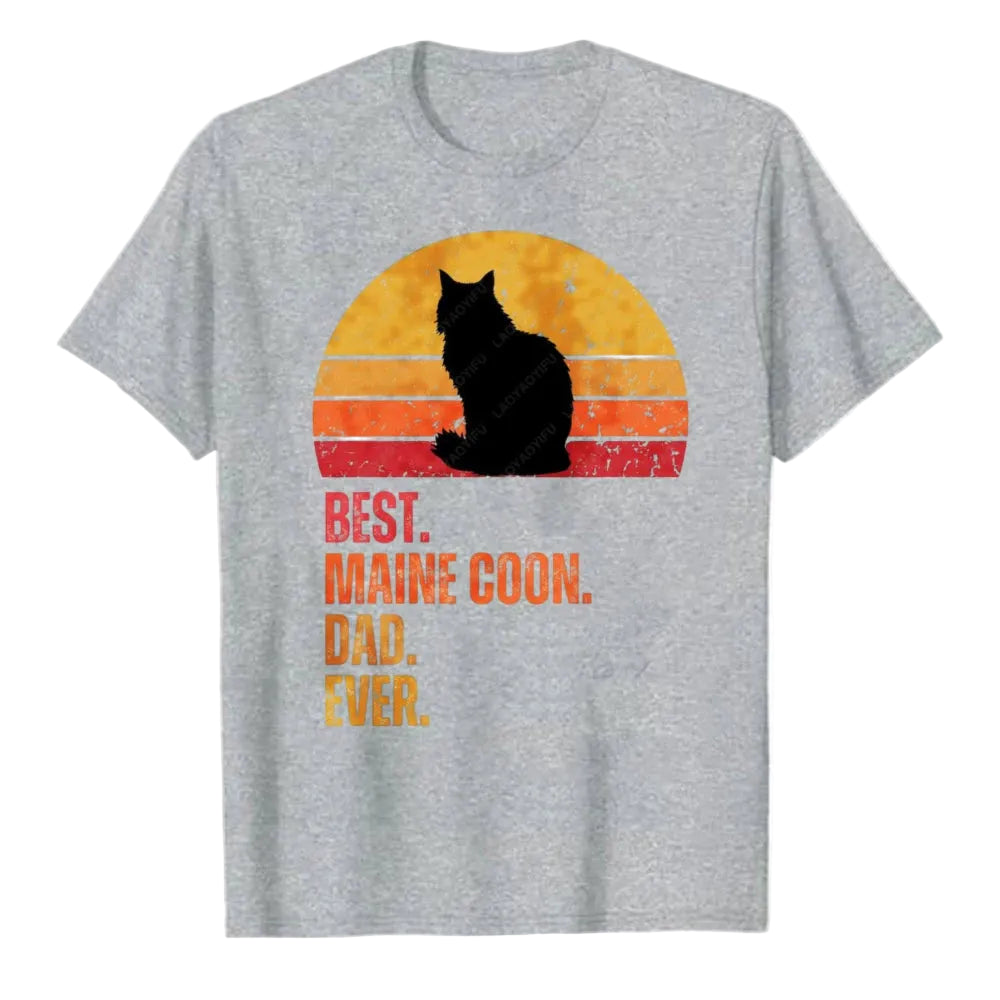 Maine Coon Dad Graphic Shirt