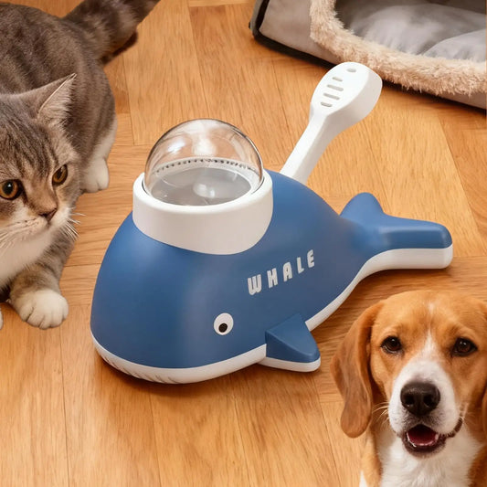 Whale Treat Interactive Pet Feeder
