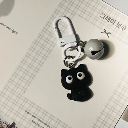 Móc khóa mèo dễ thương Chuông đáng yêu