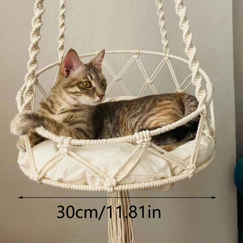 Hand-Woven Kitten Hammock