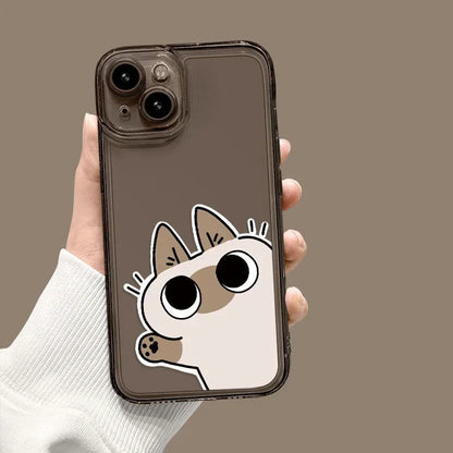 Cartoon Siamese iPhone Case