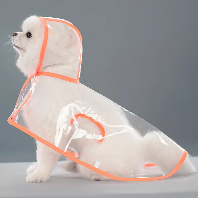 Clear Shield Waterproof Dog Rain Cape