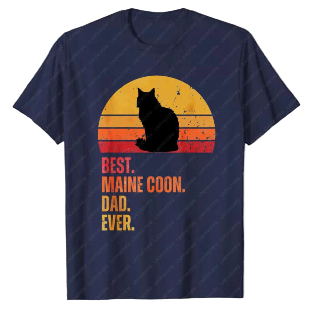 Maine Coon Dad Graphic Shirt