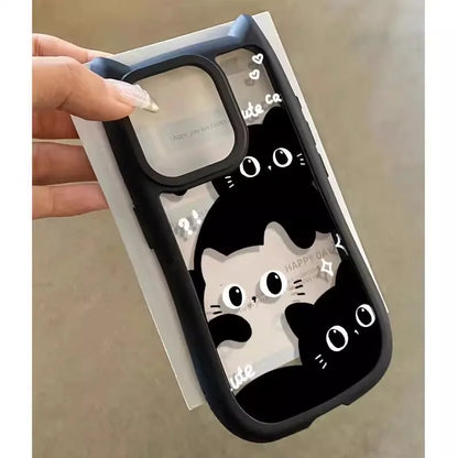 Cute Black Cat Case For iPhone