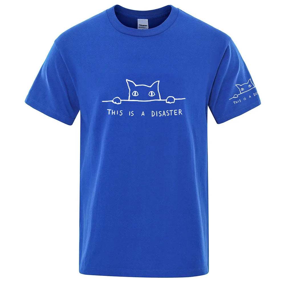 This Is a Disaster Funny Cat Shirt