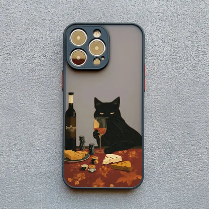 Funny Cat Daily Life iPhone Case