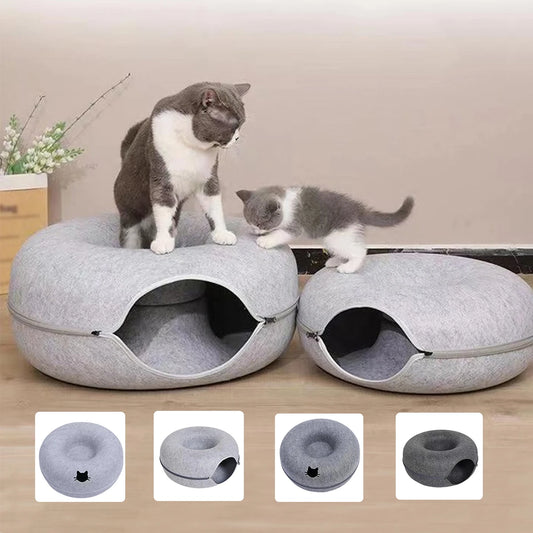 Tunnel Donut Cat Bed