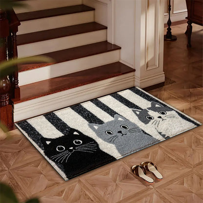 Cartoon Cat Carpet Decor